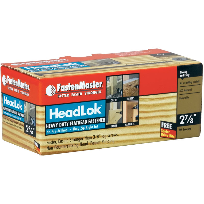 Fastenmaster Headlok 0.172 In. 2-7/8 In. Wafer Structure Screw (50 Ct.)