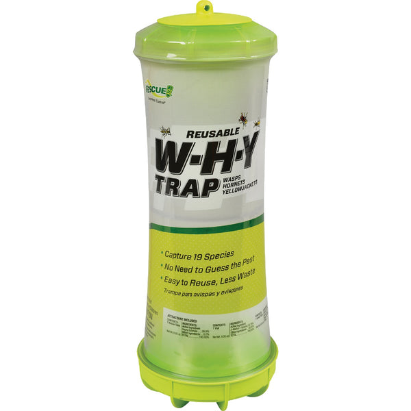 Rescue WHY Reusable Wasp, Hornet, & Yellow Jacket Trap