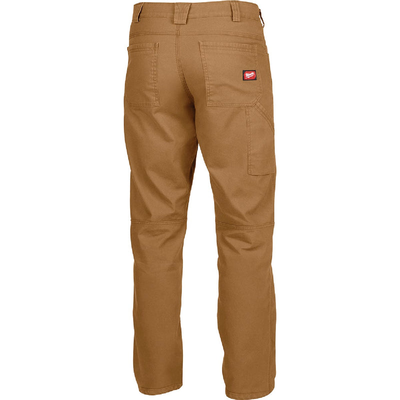 Milwaukee Flex Khaki 38 x 30 Heavy-Duty Work Pants