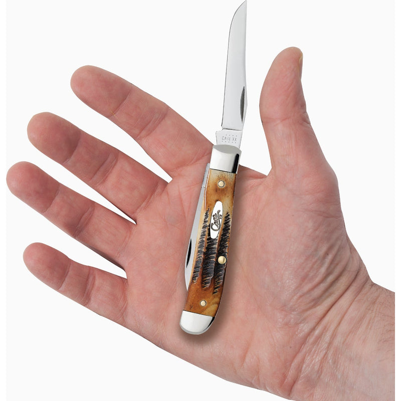 Case Mini Trapper 2.74 In. 6.5 BoneStag Pocket Knife