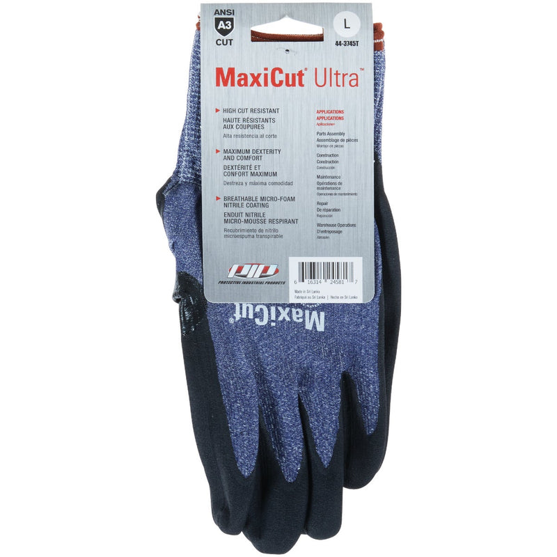 MaxiCut Ultra Men's Large Nitrile Coated Glove