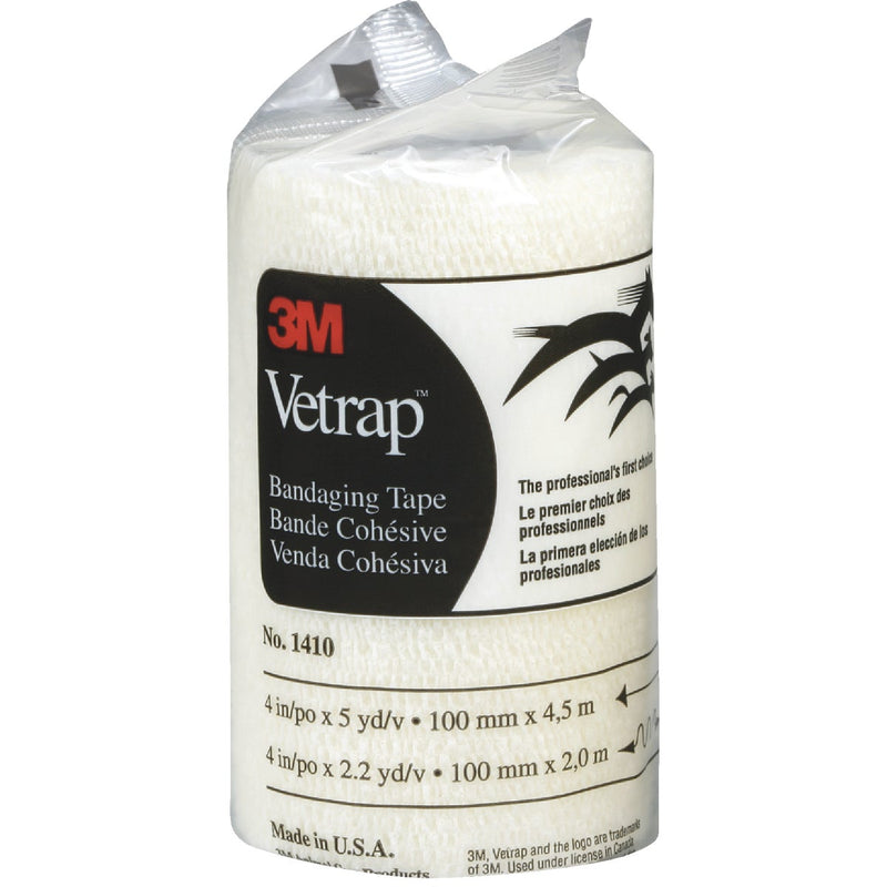 3M Vetrap 4 In. x 5 Yd. Bandaging Wrap, White
