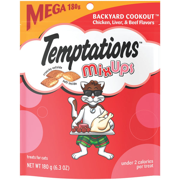 Temptations Mix Ups Backyard Cookout 6.3 Oz. Cat Treats