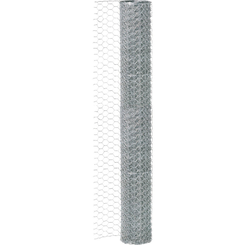 1/2 In. x 24 In. H. x 25 Ft. L. Hexagonal Wire Poultry Netting