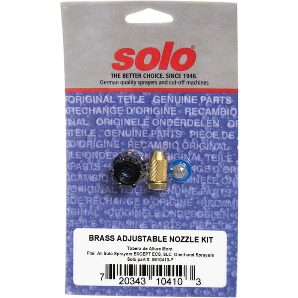 Solo Brass Adjustable Nozzle Kit