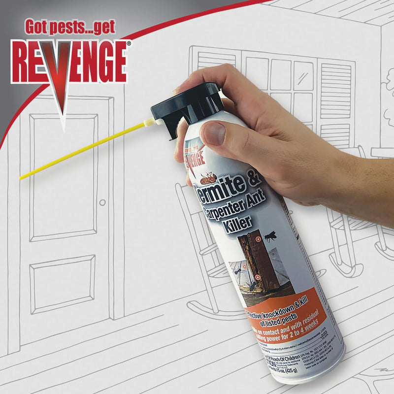 REVENGE 15 Oz. Ready To Use Aerosol Spray Termite & Carpenter Ant Killer