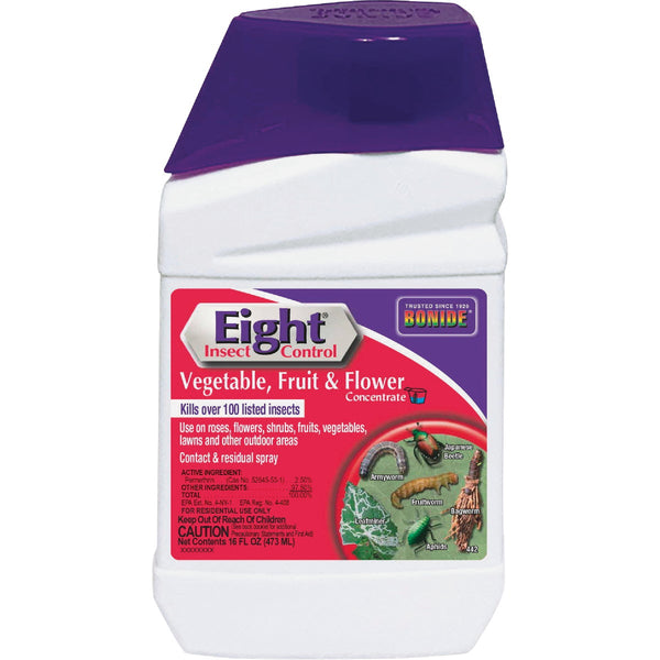 Bonide Eight 16 Oz. Concentrate Insect Control Vegetable, Fruit & Flower Insect Killer