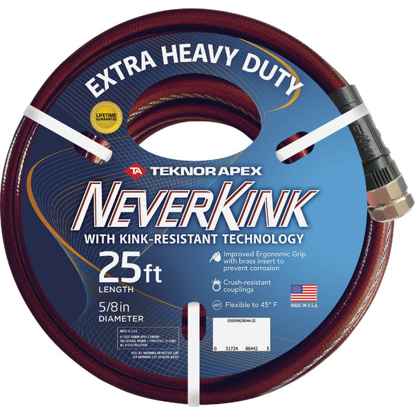 Teknor Apex Neverkink 5/8 In. Dia. x 25 Ft. L. Extra Heavy-Duty Garden Hose