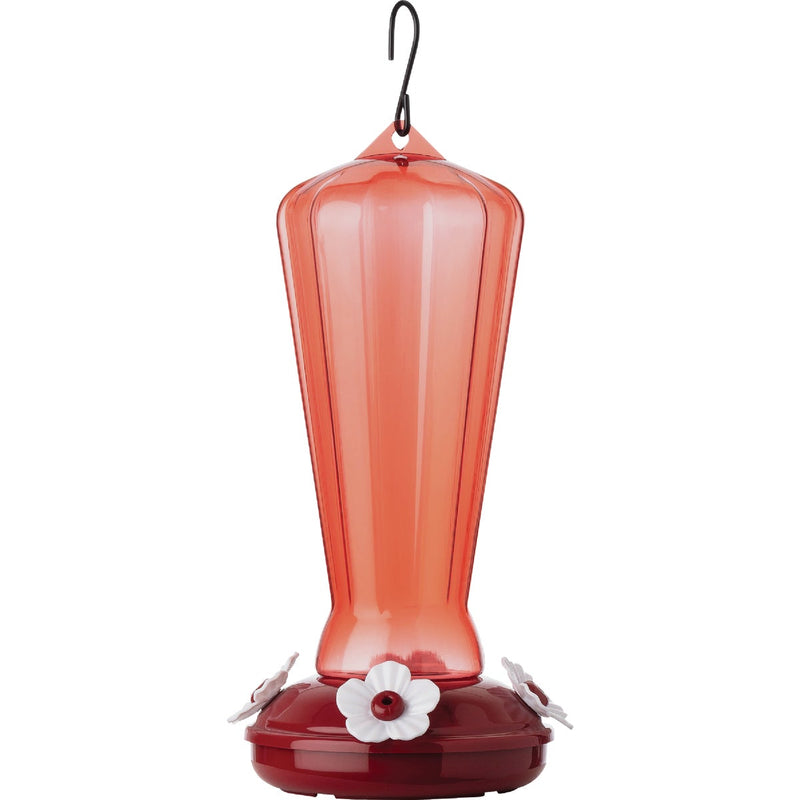 More Birds 25 Oz. Plastic Hollyhock Hummingbird Feeder