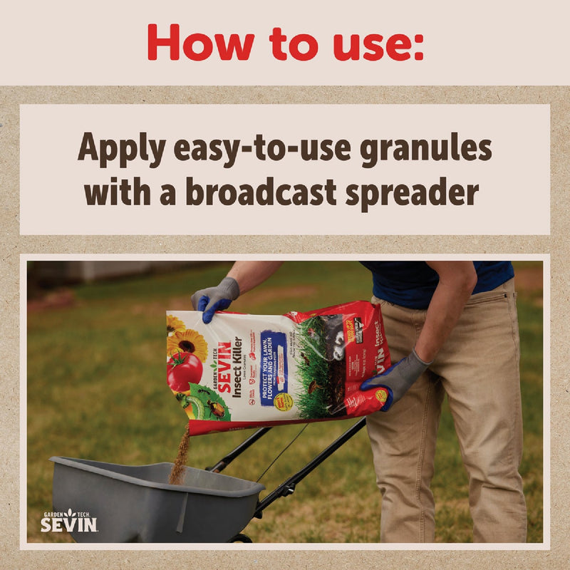 Garden Tech Sevin 10 Lb. Ready To Use Granules Lawn Insect Killer