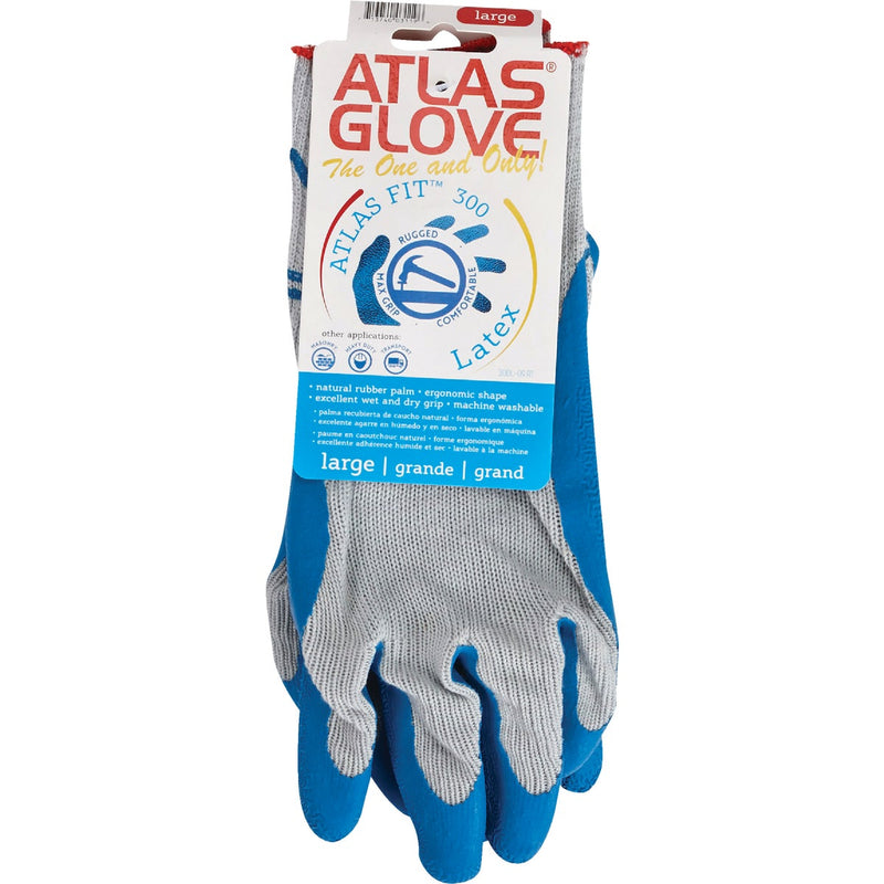 Showa Atlas Men's Large Rubber Coated Glove