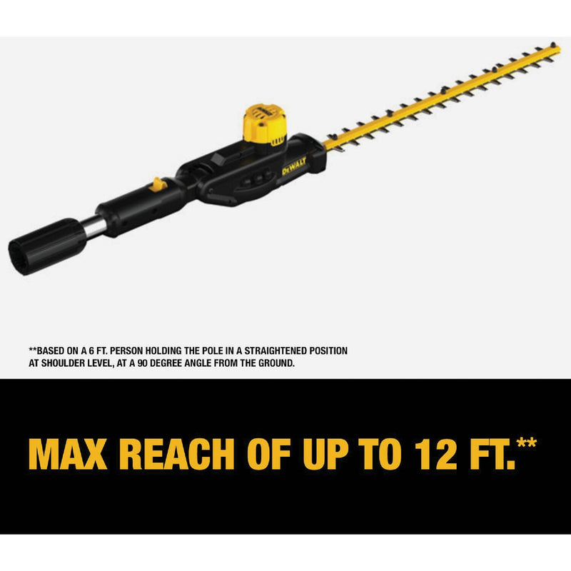 DEWALT 20V MAX Cordless Pole Hedge Trimmer Head (Tool Only)