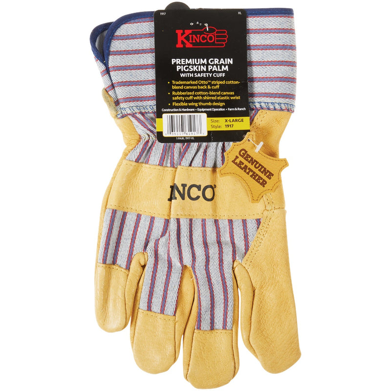 Kinco Men's XL Golden Premium Grain Pigskin Palm Glove