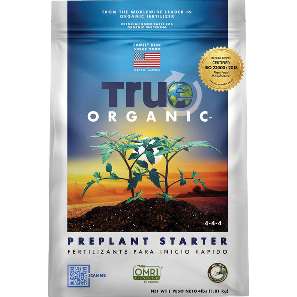 True Organic 4 Lb. 4-4-4 Preplant Starter Dry Plant Food