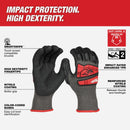 Milwaukee Impact Cut Level 5 Unisex Medium Nitrile Dipped Work Gloves