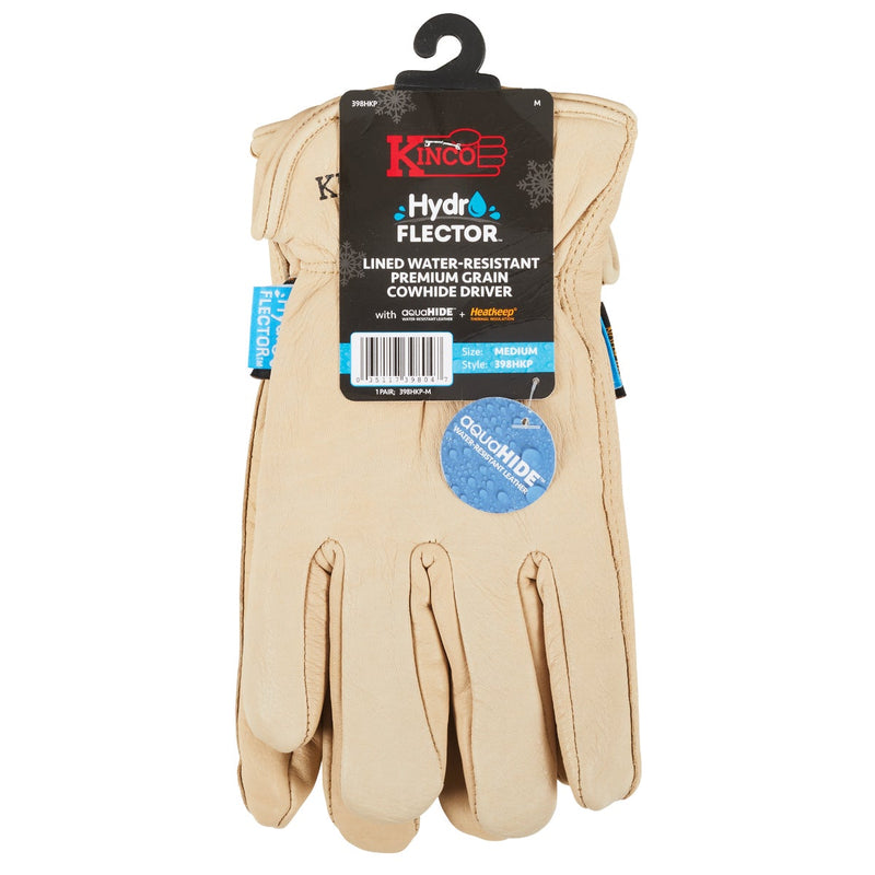 Kinco HydroFlector Men's Medium Water-Resistant Full Grain Cowhide Thermal Lined Winter Work Glove