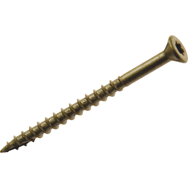 Do it #10 x 4 In. Gold Star Bugle-Head Wood Exterior Screw (1 Lb. Box)