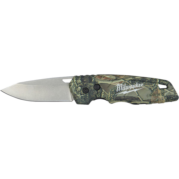 Milwaukee FASTBACK 2.95 In. Camo Folding Knife