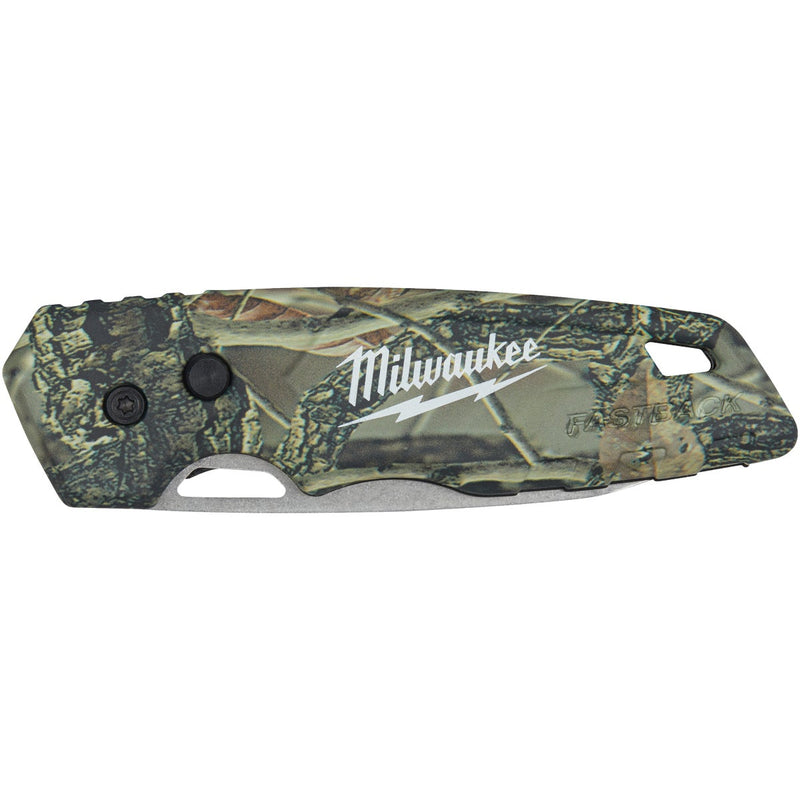 Milwaukee FASTBACK 2.95 In. Camo Folding Knife