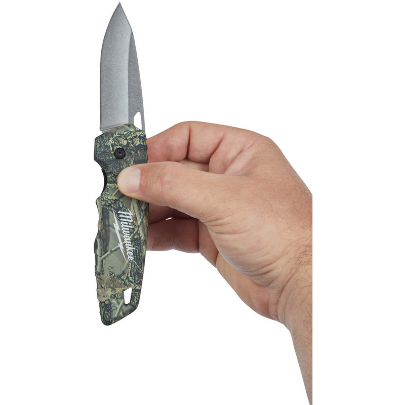 Milwaukee FASTBACK 2.95 In. Camo Folding Knife