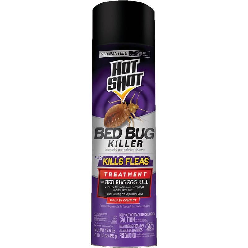 Hot Shot 17.5 Oz. Aerosol Spray Flea & Bedbug Killer