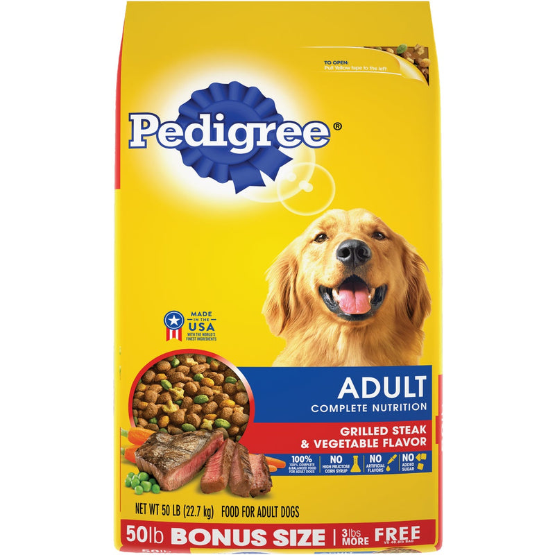 Pedigree Complete Nutrition 44 Lb. Grilled Steak & Vegetable Adult Dry Dog Food