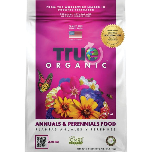 True Organic 4 Lb. 3-5-4 Annuals & Perennials Dry Plant Food