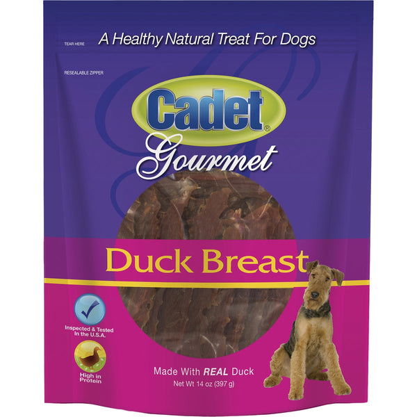 Cadet Gourmet Duck Breast Dog Treats, 14 Oz.