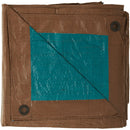 Do it Best 1 Side Green/1 Side Brown Woven 8 Ft. x 10 Ft. Medium Duty Poly Tarp