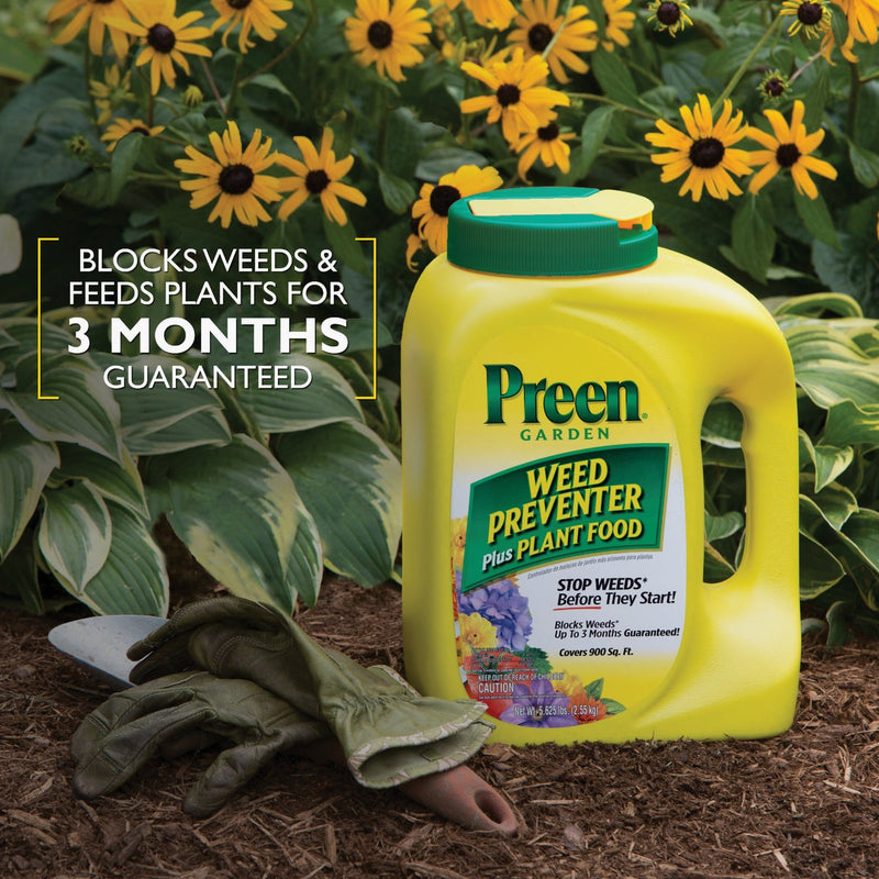 Preen 5.625 Lb. Ready To Use Granules Garden Weed Preventer Plus Plant Food