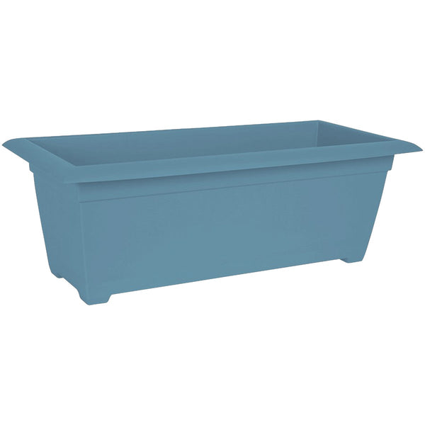 Bloem Ocean Series Dayton 27 In. W. x 9.38 In. H. Recycled Ocean Plastic Ocean Blue Deck Box