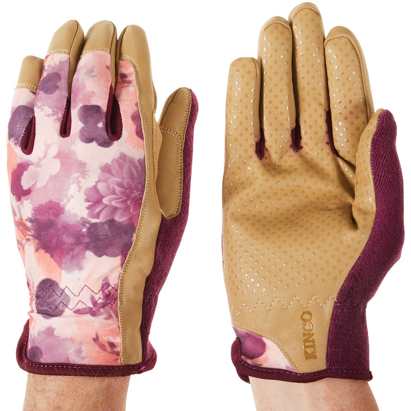 KincoPro Women's Medium Faux Leather Palm Work Glove