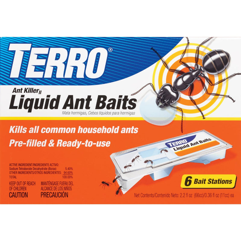 Terro 2.2 Oz. Liquid Ant Bait Station (6-Pack)