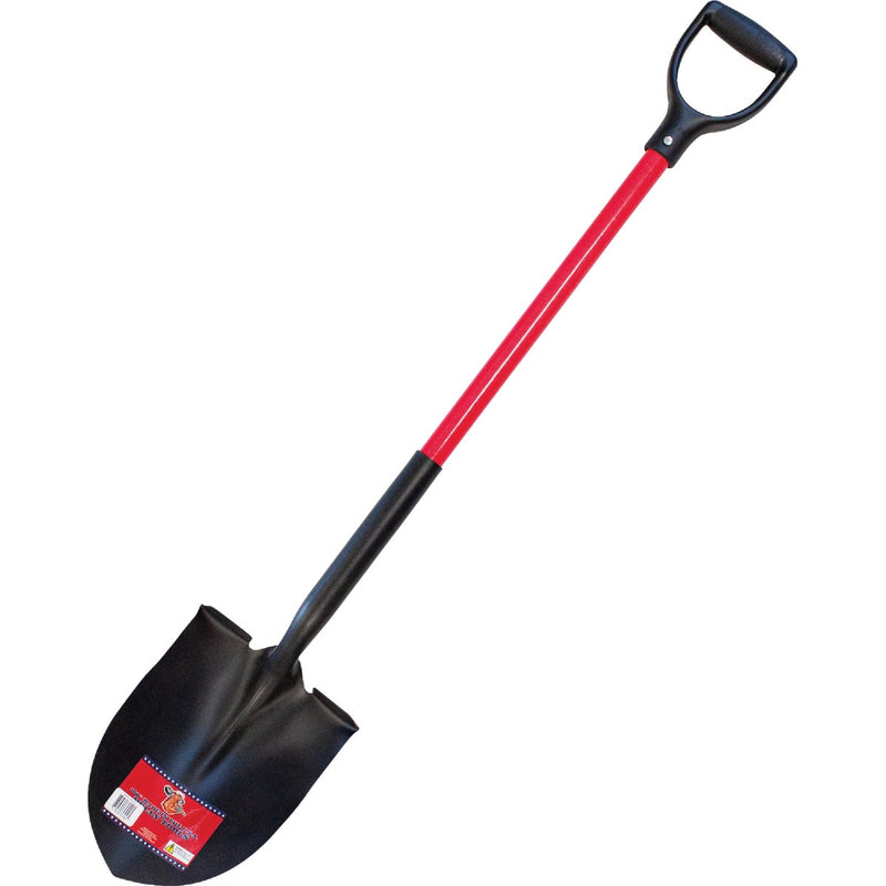 Bully Tools 33 In. Fiberglass D-Handle Round Point Shovel