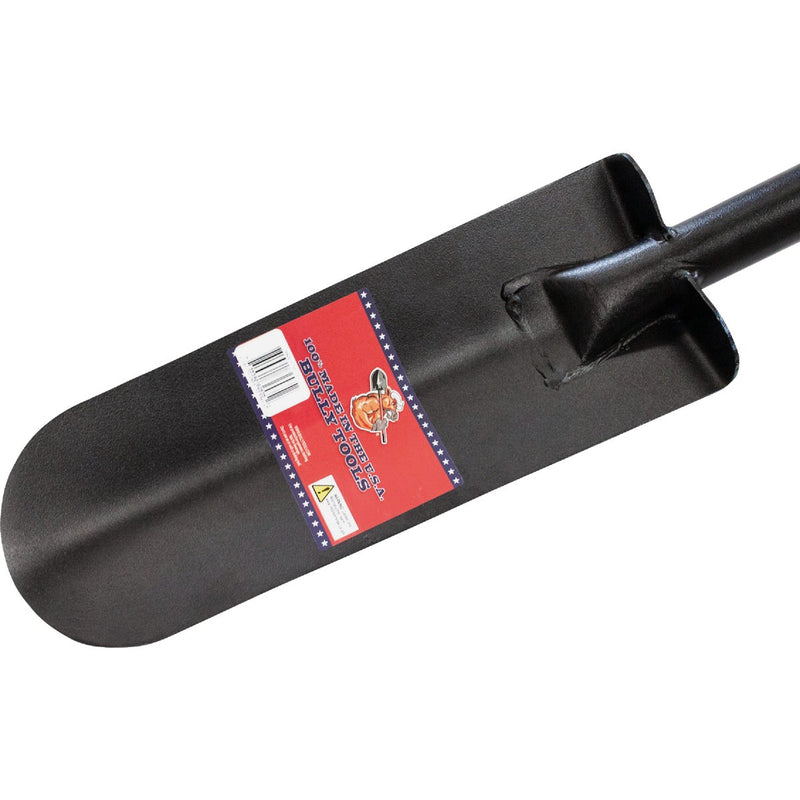 Bully Tools 12-Gauge 32 In. Fiberglass D-Handle Round Point Drain Spade