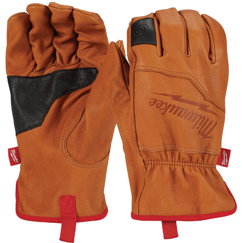 Milwaukee Unisex Medium Goatskin Leather Work Gloves