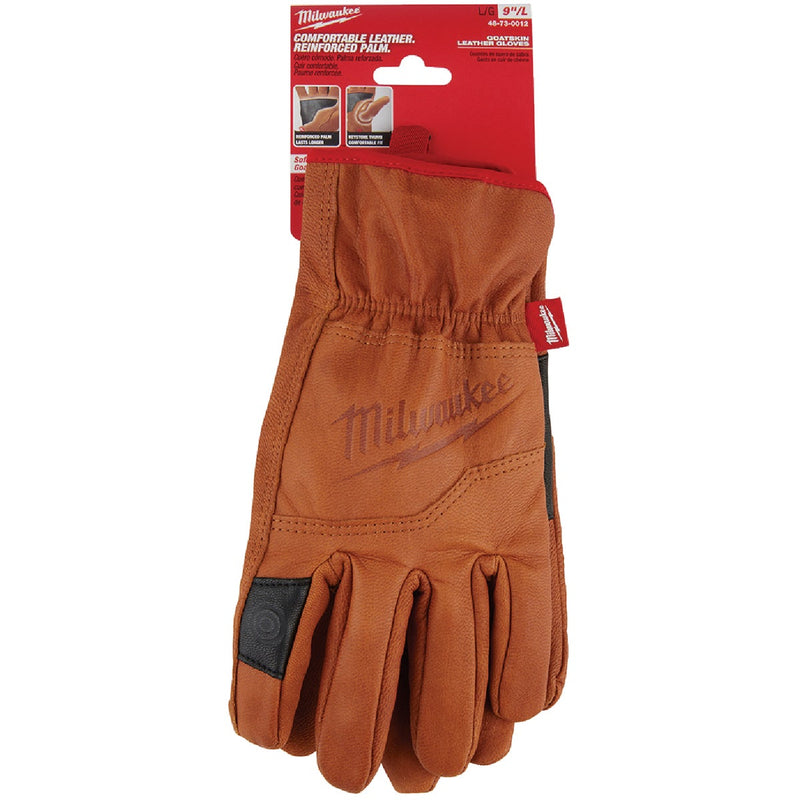 Milwaukee Unisex Medium Goatskin Leather Work Gloves