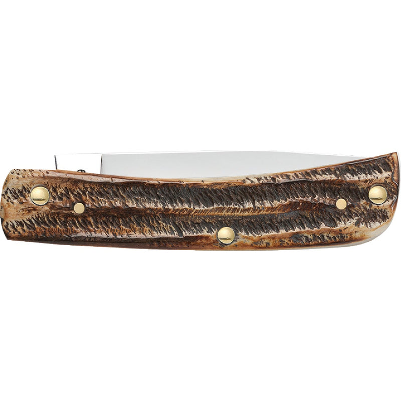 Case Sod Buster Jr 2.88 In. Amber BoneStag Pocket Knife