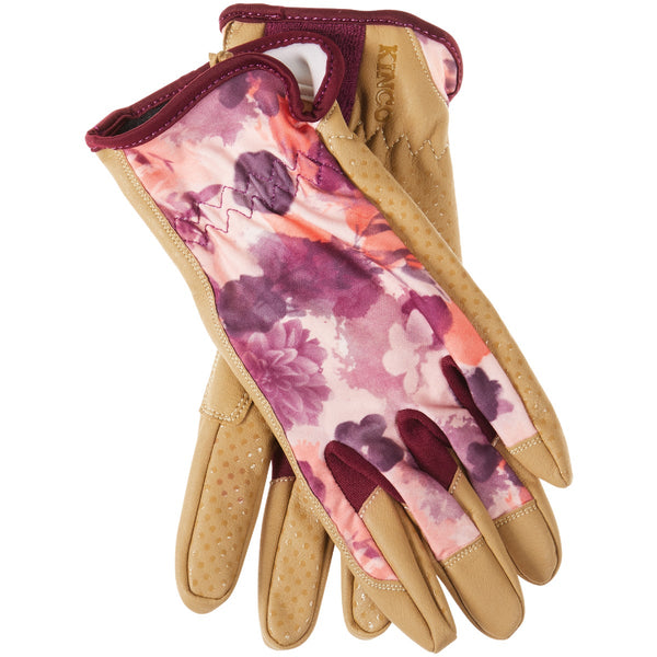 KincoPro Women's Small Faux Leather Palm Work Glove