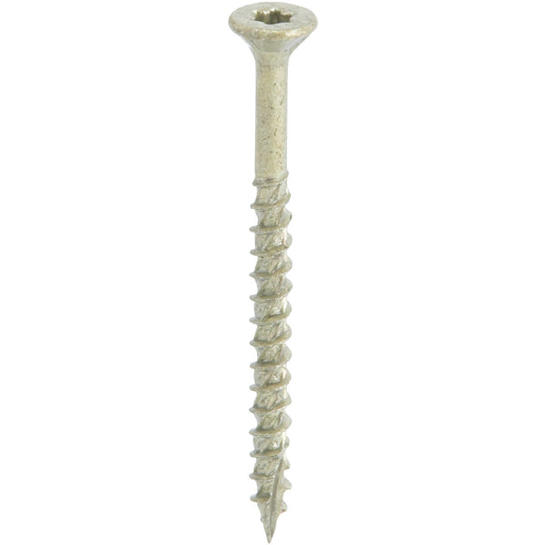 Hillman Power Pro #8 x 2 In. Bronze Ceramic Flat Head Star Exterior Wood Screw (3000 Ct., 1/4 Keg)