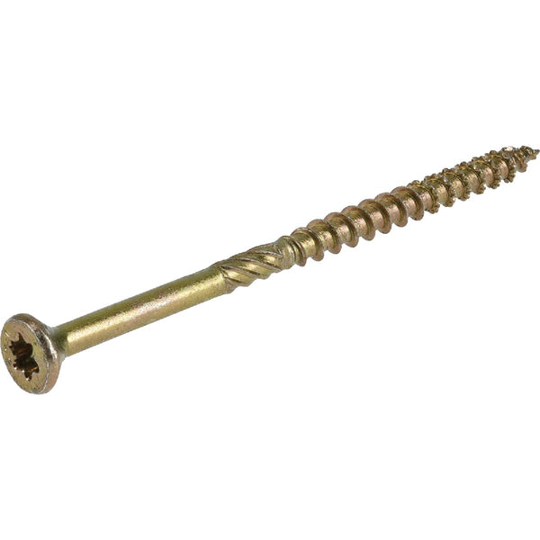 Hillman Power Pro #9 x 3 In. Flat Head Star All-Purpose Wood Screw (94 Ct., 1 Lb.)