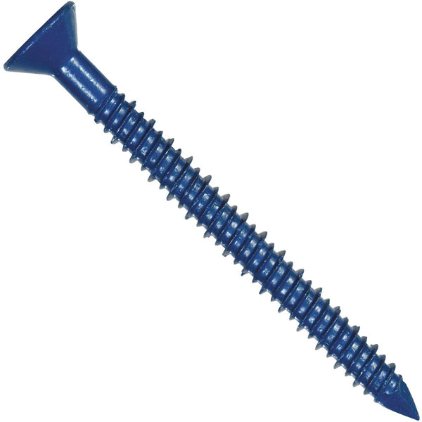 Hillman 1/4 In. x 2-1/4 In. Flat Head Tapper Concrete Screw (15 Ct.)