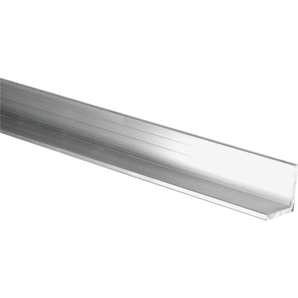 Hillman Steelworks Milled 1 In. x 4 Ft., 1/8 In. Aluminum Solid Angle