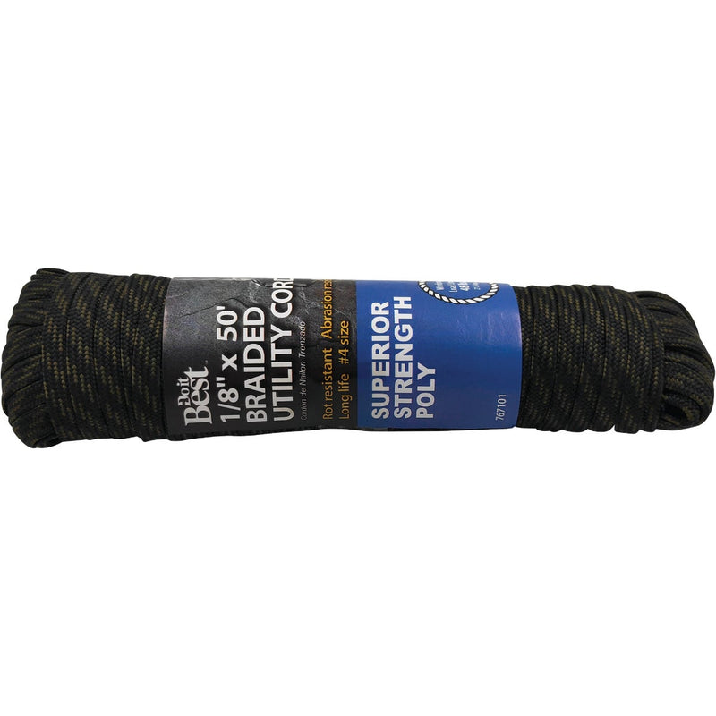 Do it Best 1/8 In. x 50 Ft. Camouflage Braided Polypropylene Paracord