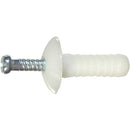 Hillman 1/4 In. x 1-1/2 In. Nylon Truss Hammer Drive Anchor (100 Ct.)