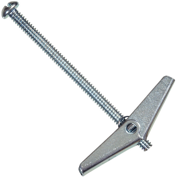 Hillman 1/4 In. Round Head 4 In. L Toggle Bolt Hollow Wall Anchor (8 Ct.)