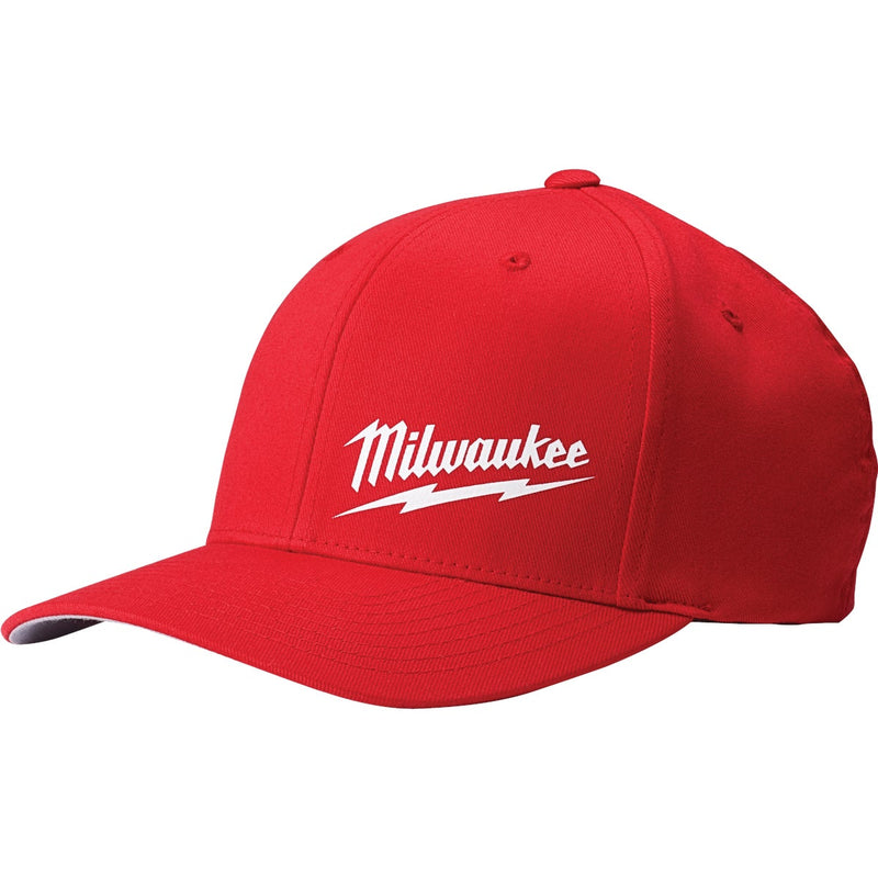 Milwaukee FlexFit Red Fitted Hat, S/M