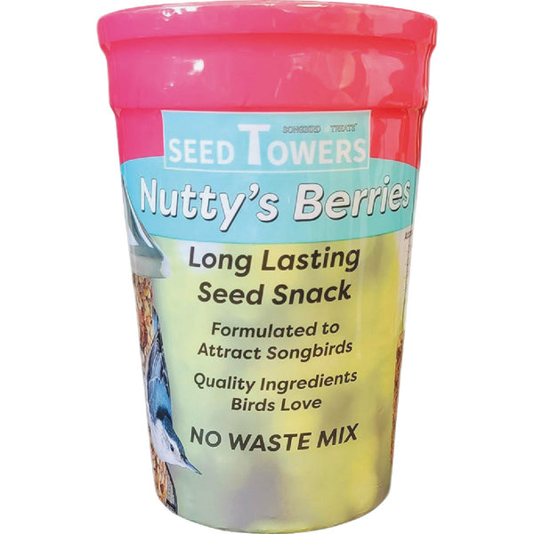 Wildlife Sciences Songbird Treats 15.5 Oz. Nutty's Berries Seed Tower