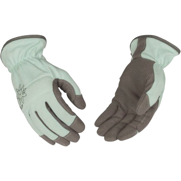 KincoPro Women's Medium Faux Suede Leather Work Glove