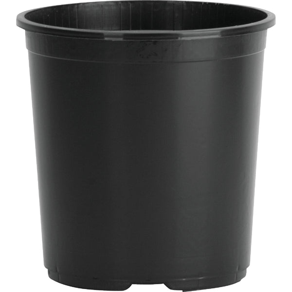Myers 3 Gal. 9 In. H. x 10-1/2 In. Dia. Black Poly Flower Pot